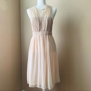 Topshop Blush Pink Sequin Formal Dress Size 6